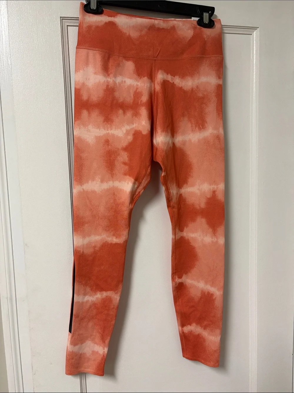 Nike Orange & White Tie-Dye Track Pants